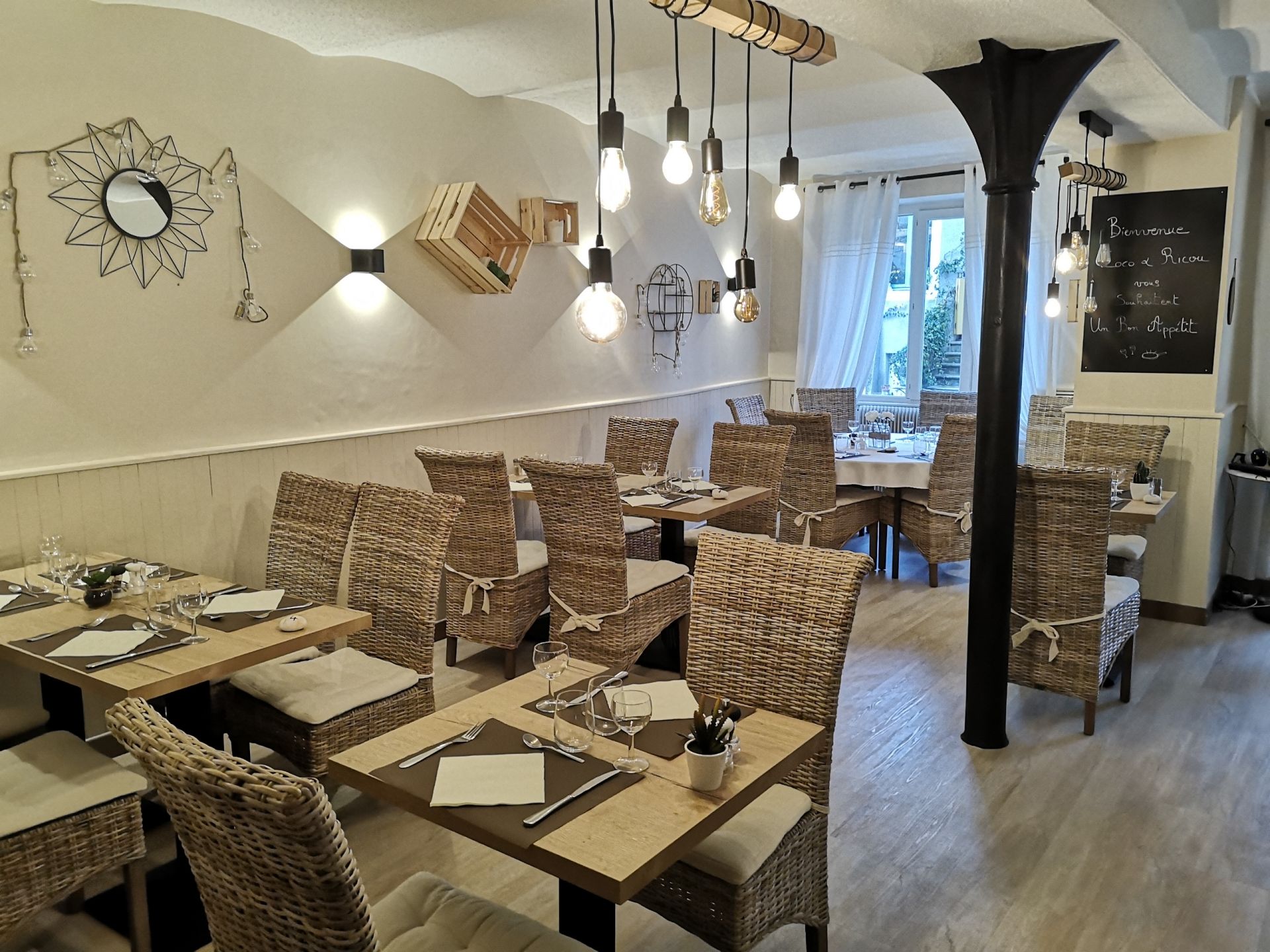 L'Auberge de l'Helvie, chez Coco et Ricou